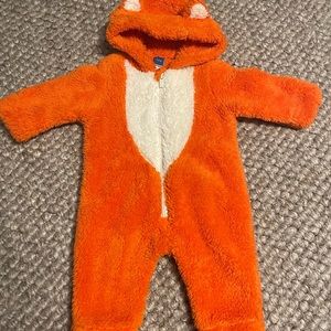 Old Navy Fox plush overall
